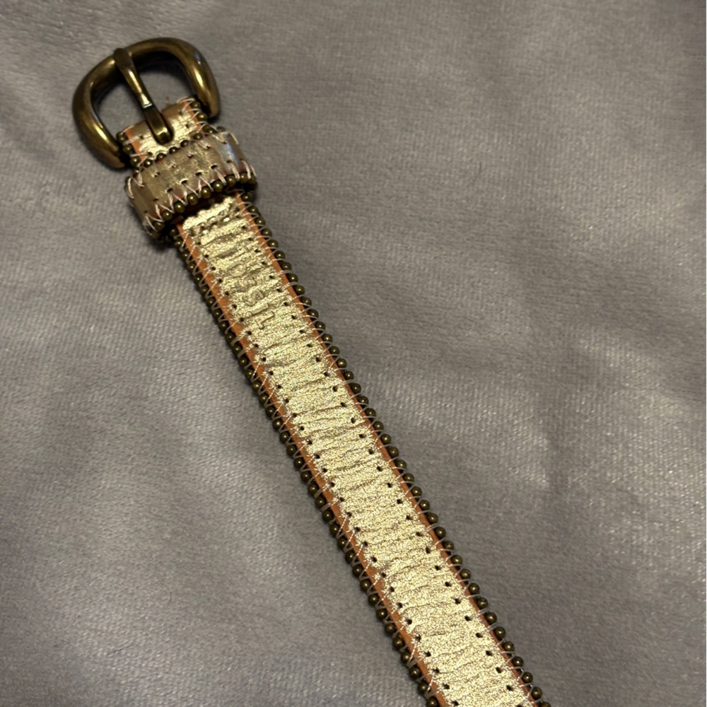Fossil Gold Women's Belt